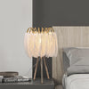 Natural Feather Floor Lamp