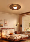 Ultra-thin walnut color aisle ceiling lamp