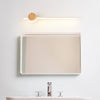 Minimalist solid wood strip LED wall light