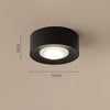 Retro solid wood corridor LED ceiling light