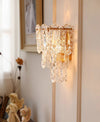 French creative glass aisle wall lamp