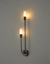 Creative long strip double head wall lamp