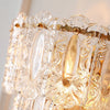 French creative glass aisle wall lamp