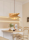 Modern personality solid wood chandelier