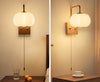 Creative cotton shape solid wood wall lamp