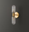 All copper light luxury glass wall lamp