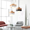 Creative macaron wooden chandelier