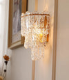 French creative glass aisle wall lamp