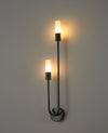 Creative long strip double head wall lamp