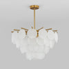 French cream shell chandelier