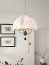 French retro style solid wood chandelier