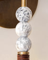 Natural marble wall lamp