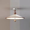 Medieval style creative flying saucer bedroom ceiling lamp