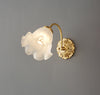 French retro lily of the valley flower wall lamp