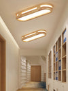 Solid wood LED ceiling light strip