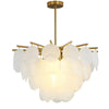 French cream shell chandelier