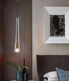 Nordic copper glass bedroom wall lamp