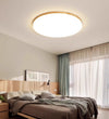 Ultra-thin solid wood LED ceiling light