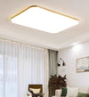 Ultra-thin solid wood LED ceiling light