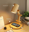 Japanese style log creative table lamp