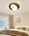 Children's room penguin ceiling lamp