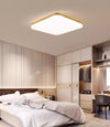 Ultra-thin solid wood LED ceiling light