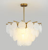 French cream shell chandelier