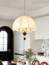 French retro style solid wood chandelier