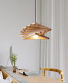 Modern personality solid wood chandelier