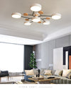 Nordic log led ceiling light