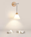 Japanese style retro bedroom wall lamp