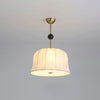 Medieval cream style solid wood chandelier