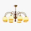 Cream style vintage persimmon chandelier