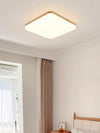 Ultra-thin solid wood LED ceiling light