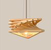 Modern personality solid wood chandelier