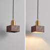 Solid wood all-copper small chandelier