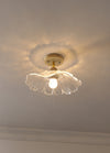 Retro lotus leaf aisle ceiling lamp