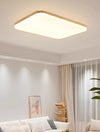 Ultra-thin solid wood LED ceiling light