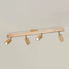 Nordic solid wood corridor ceiling lamp