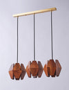 Creative solid wood chandelier