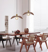 Wabi-sabi style dining pendant light