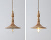 Japanese style wabi-sabi style solid wood vintage chandelier