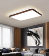 LED solid wood bedroom ceiling lamp