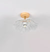 Retro lotus leaf aisle ceiling lamp