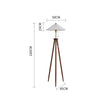 Fan shaped floor lamp