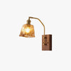 Vintage Walnut Corridor Bedside Wall Lamp