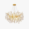 French creative branch crystal living room and dining room chandelier