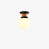 Japanese retro glass ball aisle ceiling lamp