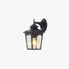 Retro glass home outdoor courtyard corridor human body induction waterproof wall lamp