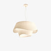 Minimalist pleated fabric chandelier